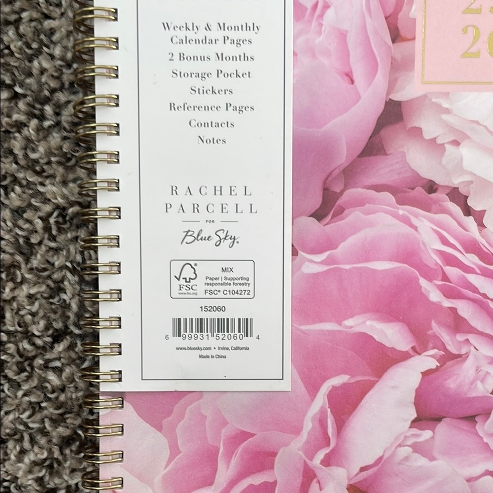Rachel Parcell Pink Floral Planner - Picture 3 of 10